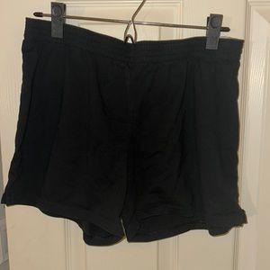 Champion black elastic shorts (size XL)
